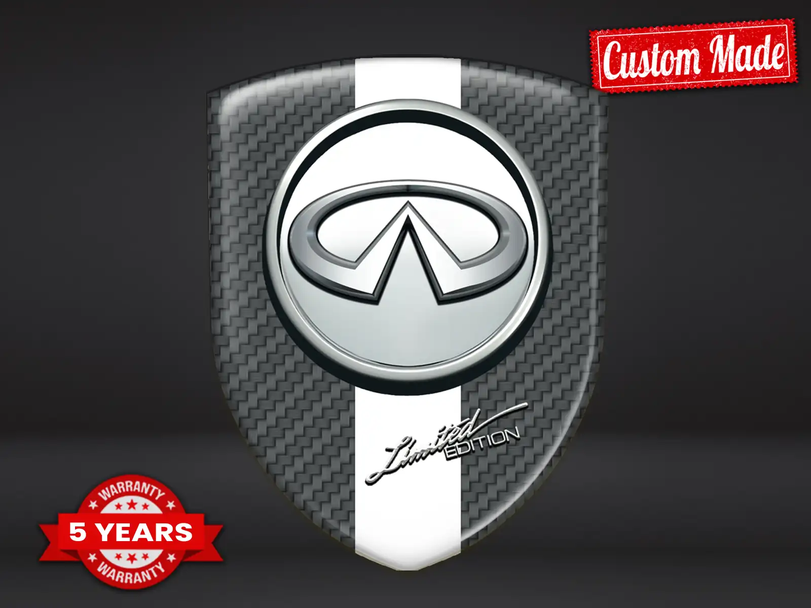 Infiniti Pegatinas Logo Impresas Edición Premium Personalizable
